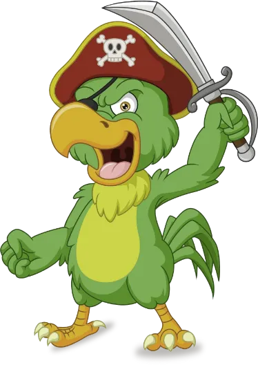 Pirate Parrot Patches